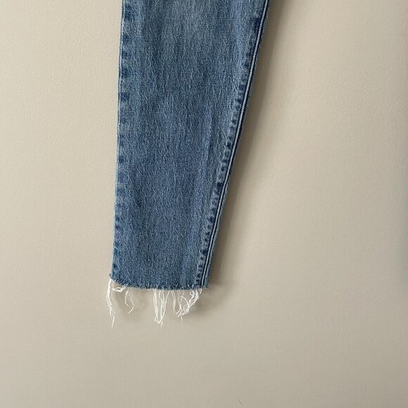 Levi's 501 Skinny Jeans Distressed Blue Light Wash Womens 26 - Picture 5 of 8